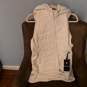 Lululemon white vest with hood